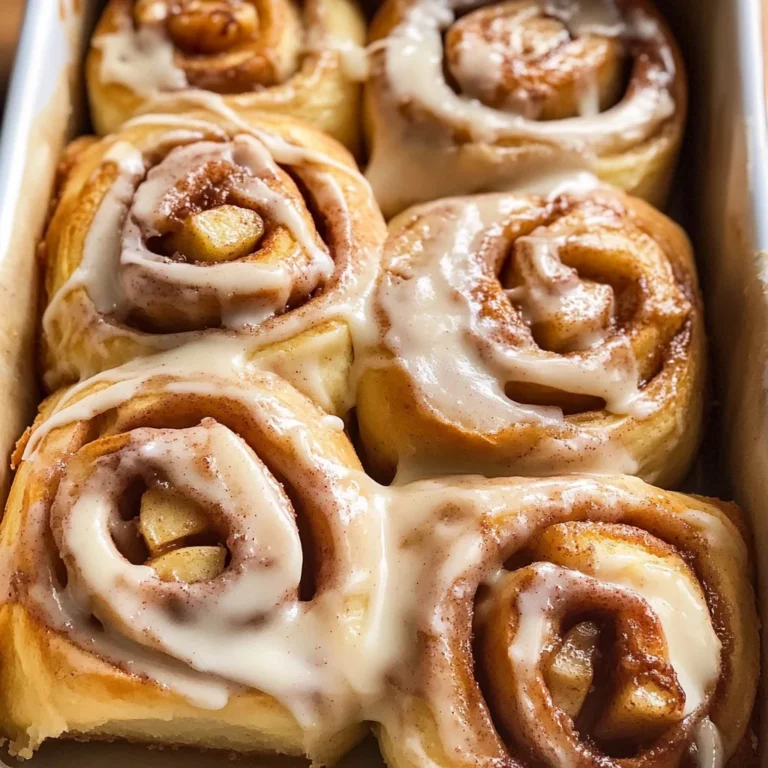 Apple Cinnamon Rolls with Apple Pie Filling