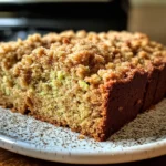Cinnamon Streusel Topped Zucchini Bread Bakery Style: A Stunning Loaf