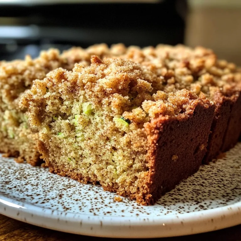 Cinnamon Streusel Topped Zucchini Bread Bakery Style: A Stunning Loaf