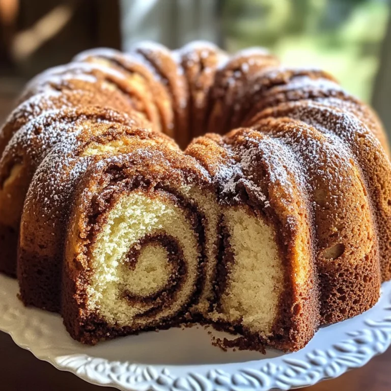 Cinnamon Swirl Bundt Cake