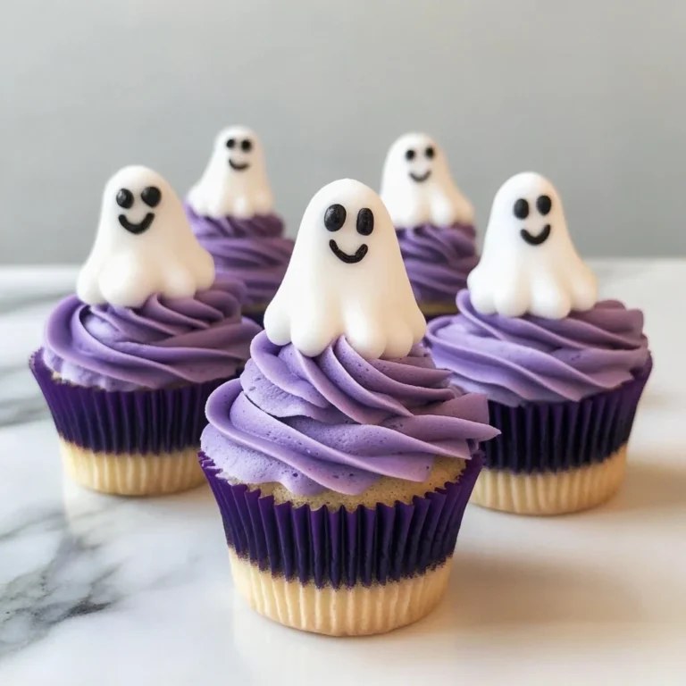 Halloween Ghost Cupcakes