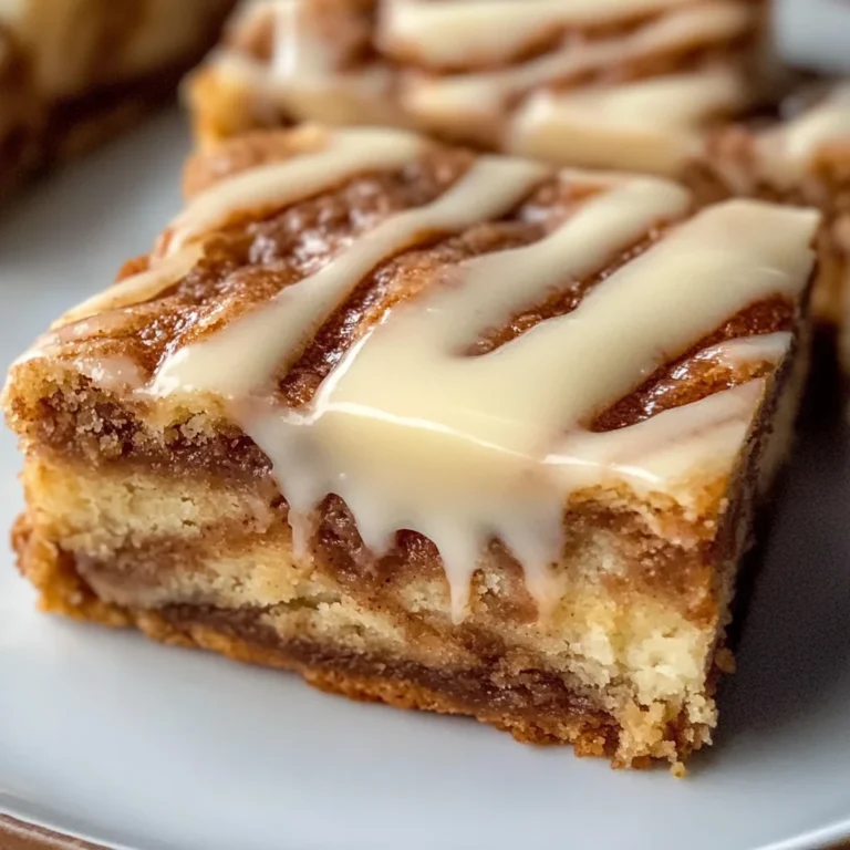 How to Make Cinnamon Roll Blondies