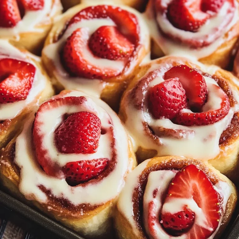 Strawberry Cheesecake Cinnabon Rolls Recipe