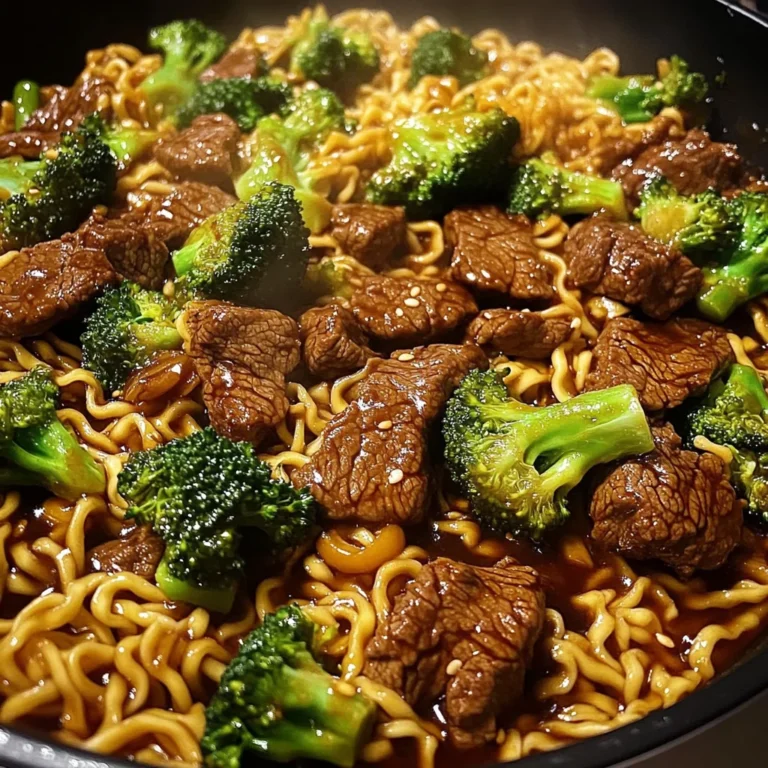 Beef, Broccoli & Noodle Stir-Fry