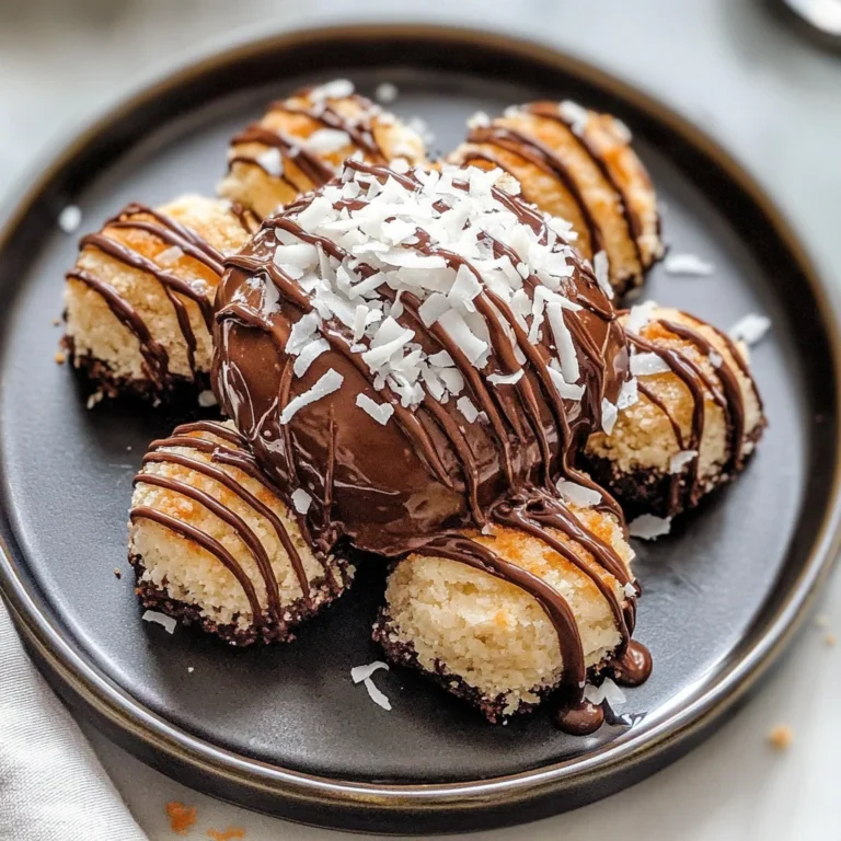 Coconut Dome with Chocolate Spread