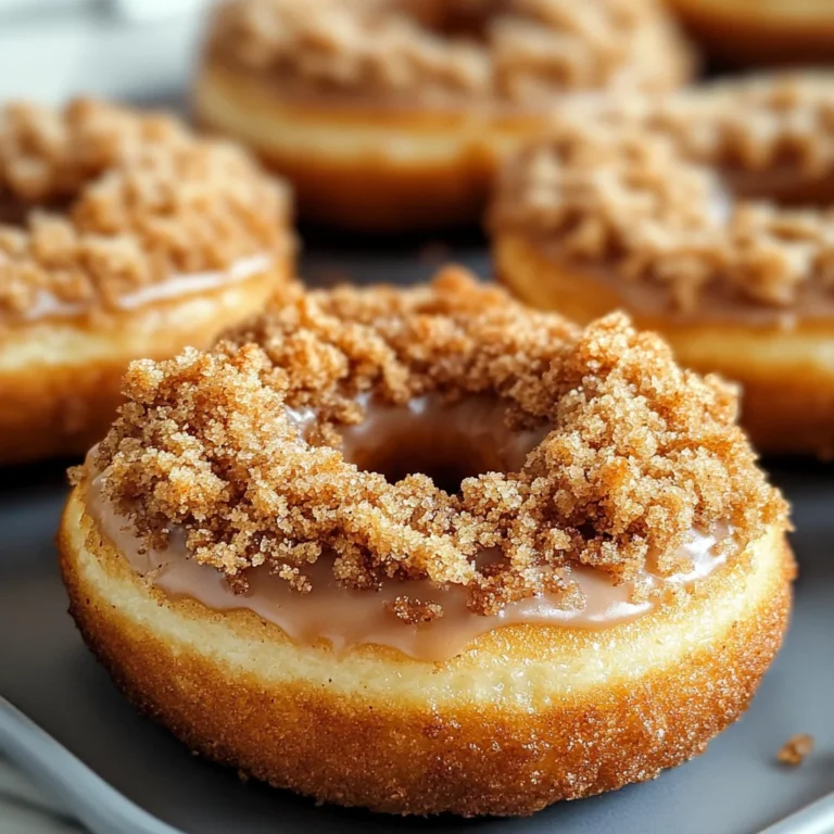 Coffee Cake Donuts