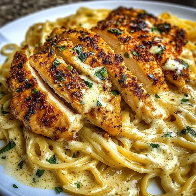 Creamy Cajun Three-Cheese Chicken Linguine