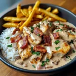 Creamy Chicken Stroganoff with Smoky Bacon