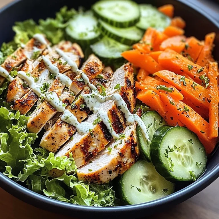 Grilled Chicken & Crunchy Veggie Power Bowl