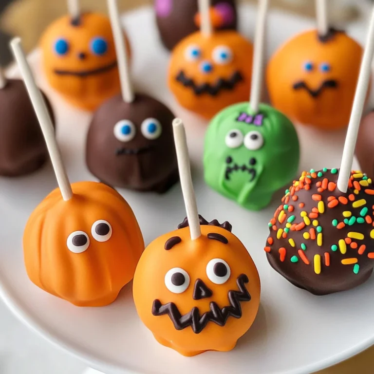 Halloween Cake Pops