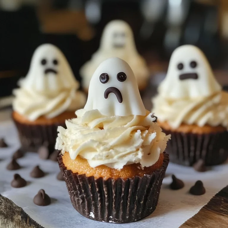 Halloween Cupcakes: Ghost Cupcakes