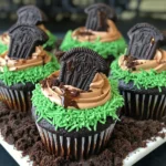 Halloween Graveyard Cupcakes