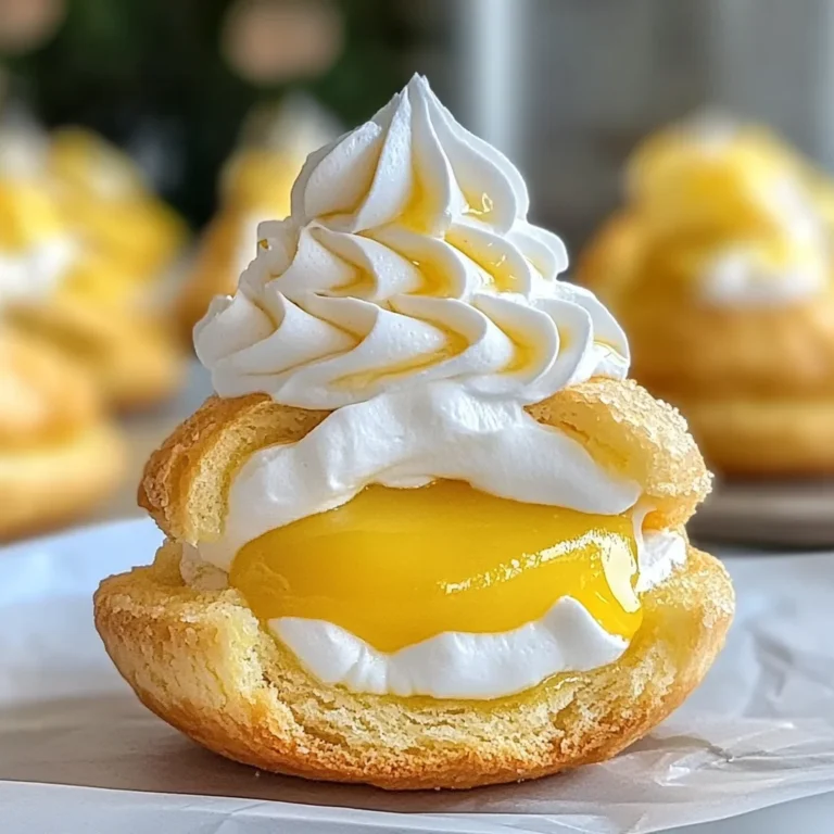 Lemon Cream Puffs