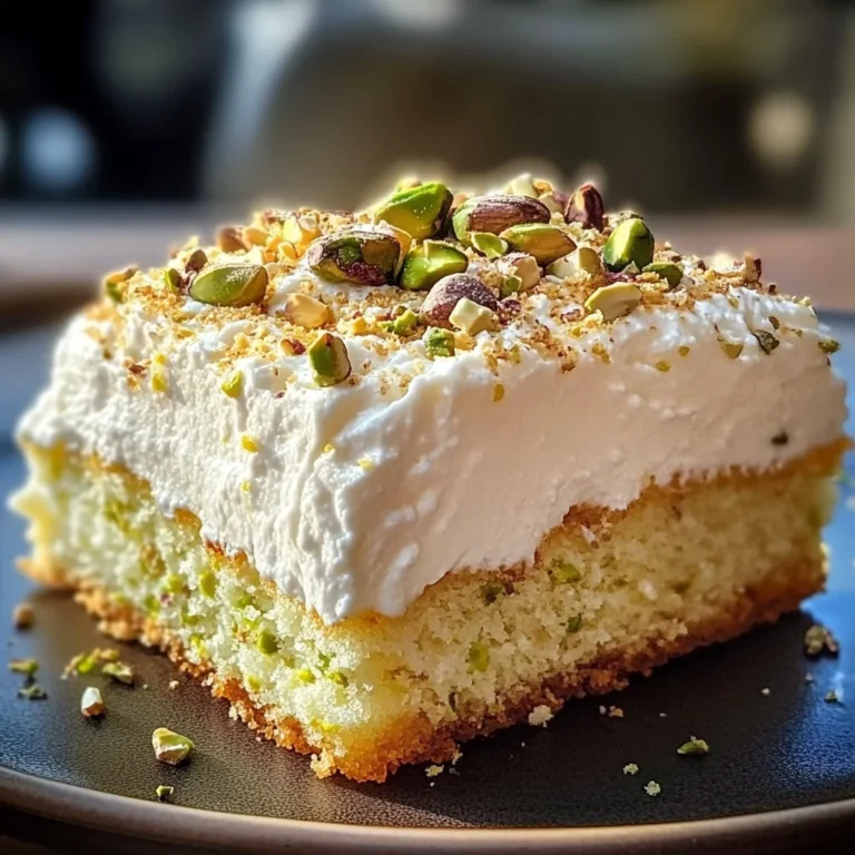 Lemon Pistachio Ricotta Cloud Cake