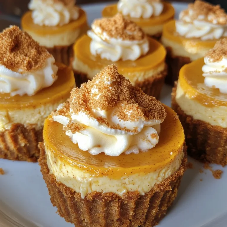 Mini Pumpkin Cheesecakes