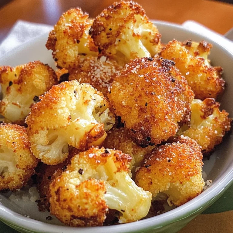 Parmesan Cauliflower Bites - Just 5 Ingredients