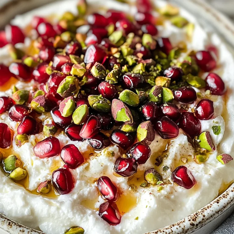 Pomegranate Pistachio Whipped Feta