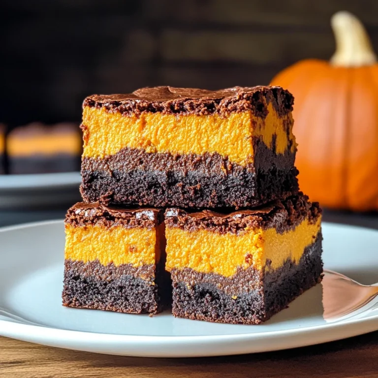 Pumpkin Brownies
