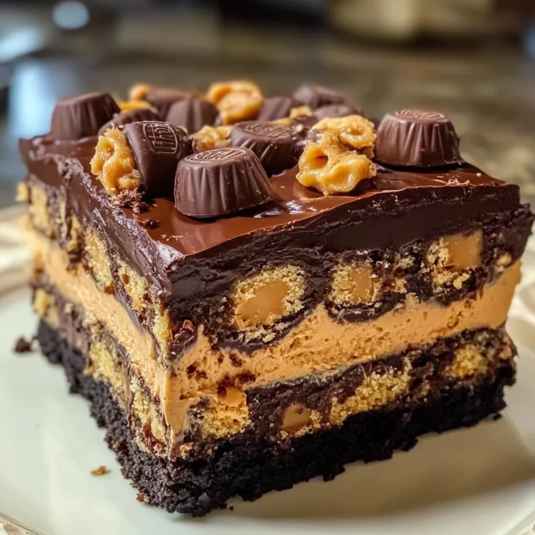 Reese’s Peanut Butter Earthquake Cake