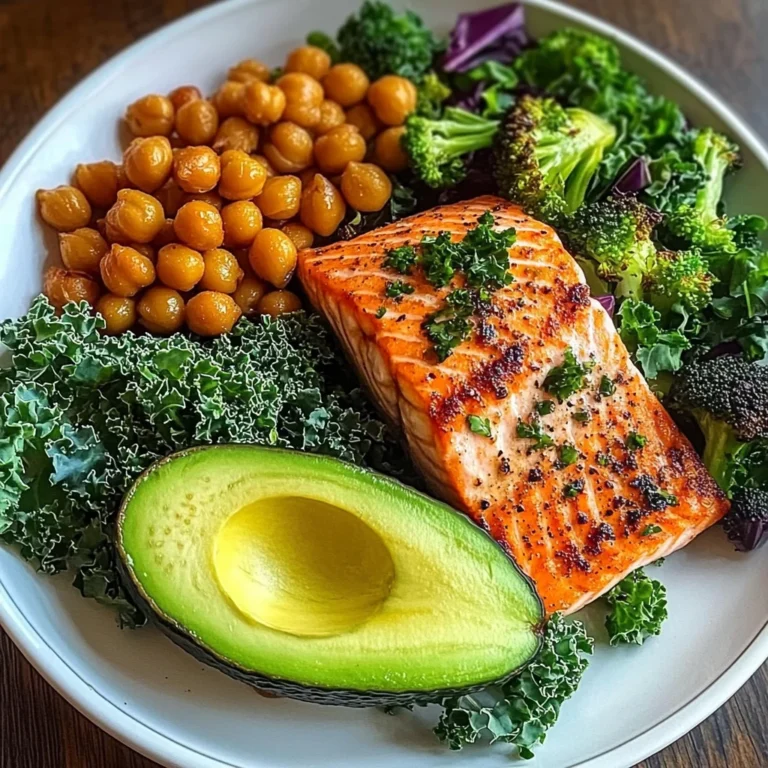 Roasted Chickpea & Salmon Power Plate