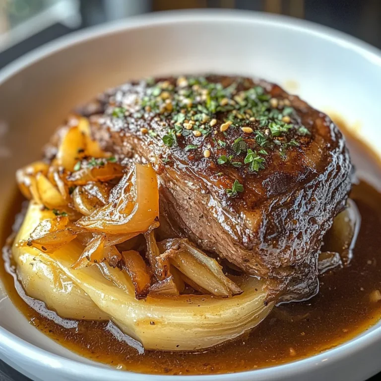 Savory French Onion Pot Roast Recipe for Comfort Food Lovers