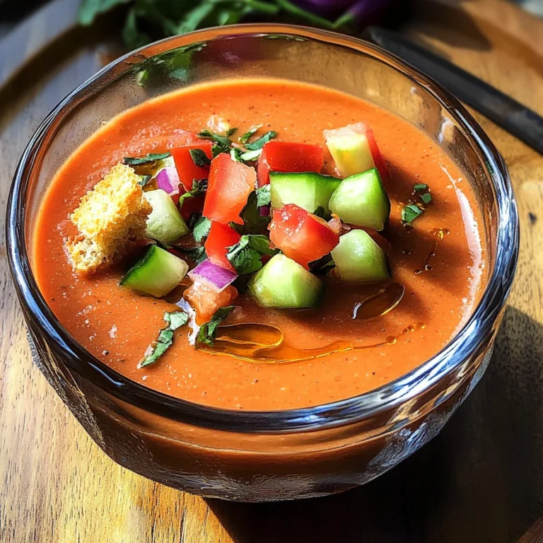 Spanish gazpacho recipe
