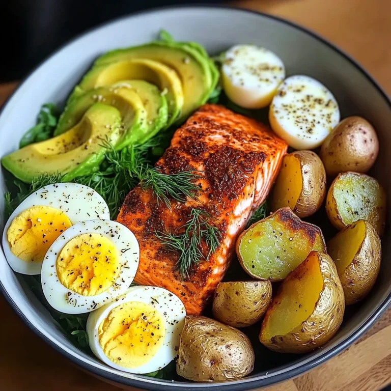 Spiced Salmon & Dill Potato Power Bowl
