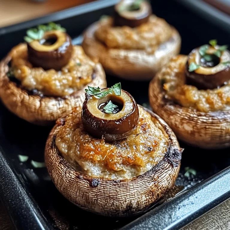 Stuffed Mushroom Eyeballs