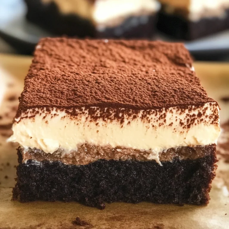 Tiramisu Brownies