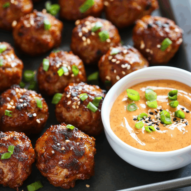 Korean BBQ Meatballs with Spicy Mayo Dip: An Incredible 7-Step Recipe