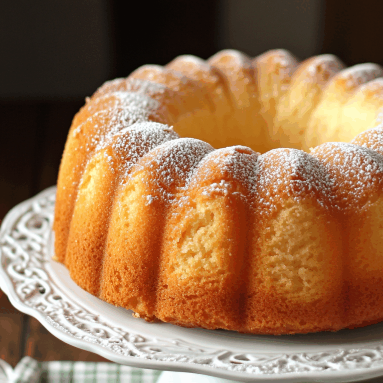Million Dollar Pound Cake Recipe