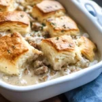 Biscuits and Gravy Casserole