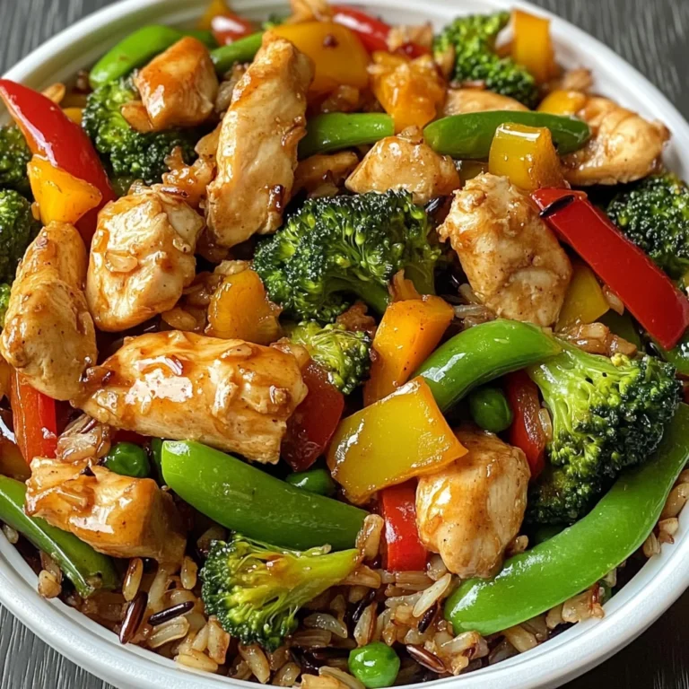 Chicken Veggie Rice Stir-Fry