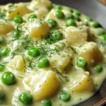 Creamed Peas and Potatoes
