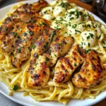 Creamy Garlic Chicken Linguine