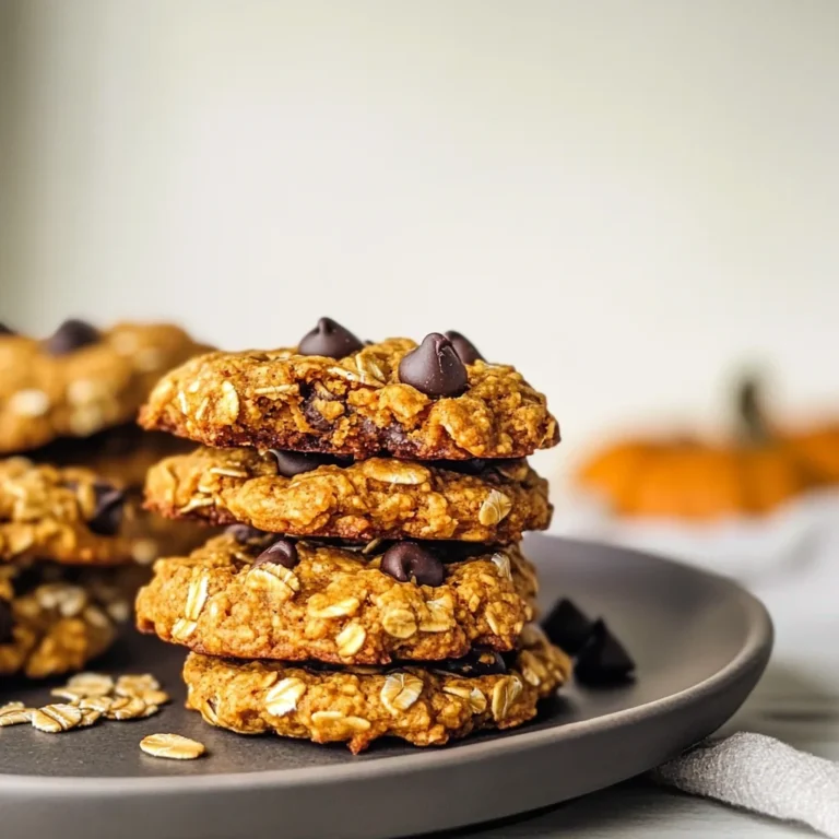 Healthy Pumpkin Oat Cookies
