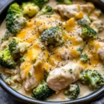 Irresistible Crockpot Creamy Broccoli Cheddar Chicken Delight