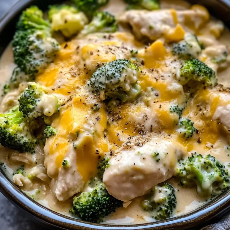 Irresistible Crockpot Creamy Broccoli Cheddar Chicken Delight