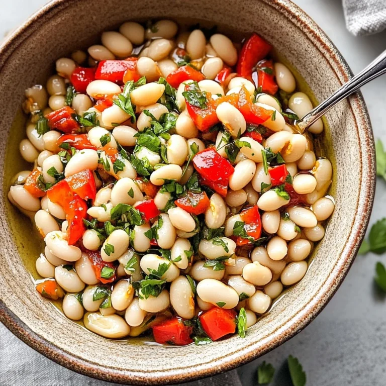 Marinated White Beans