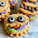 Monster Cookie Sandwiches