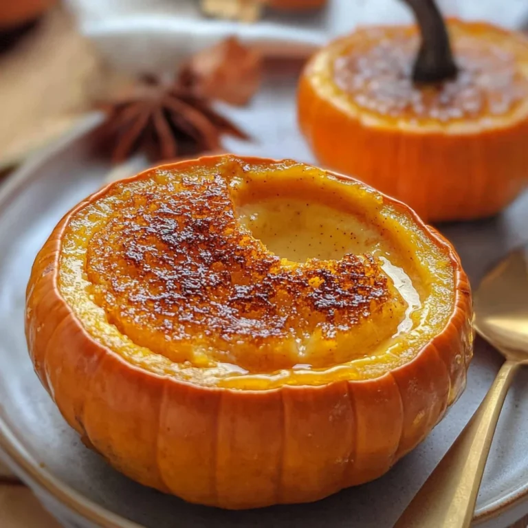 Pumpkin Spice Crème Brûlée