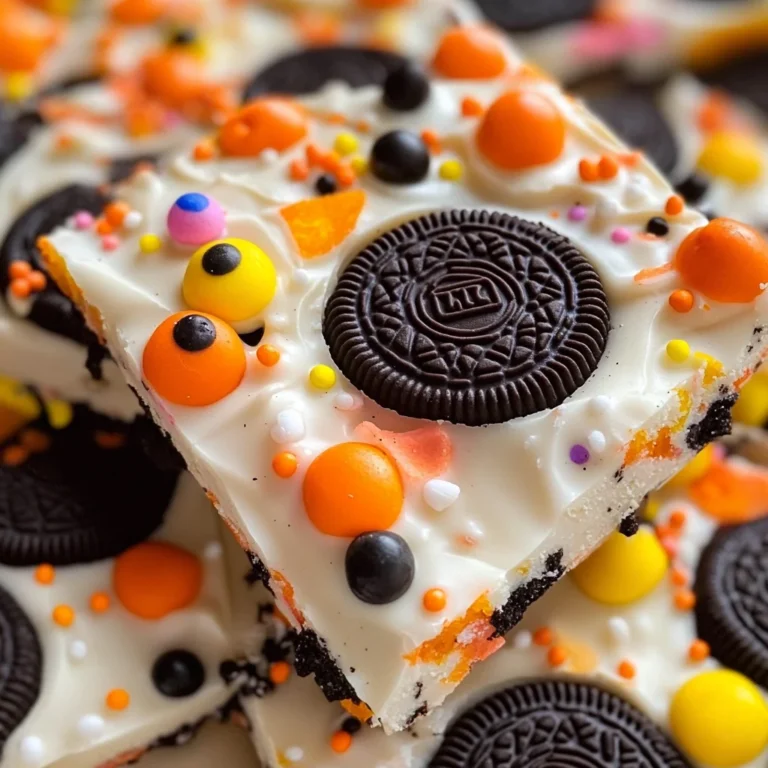 Spooky Halloween Oreo Bark