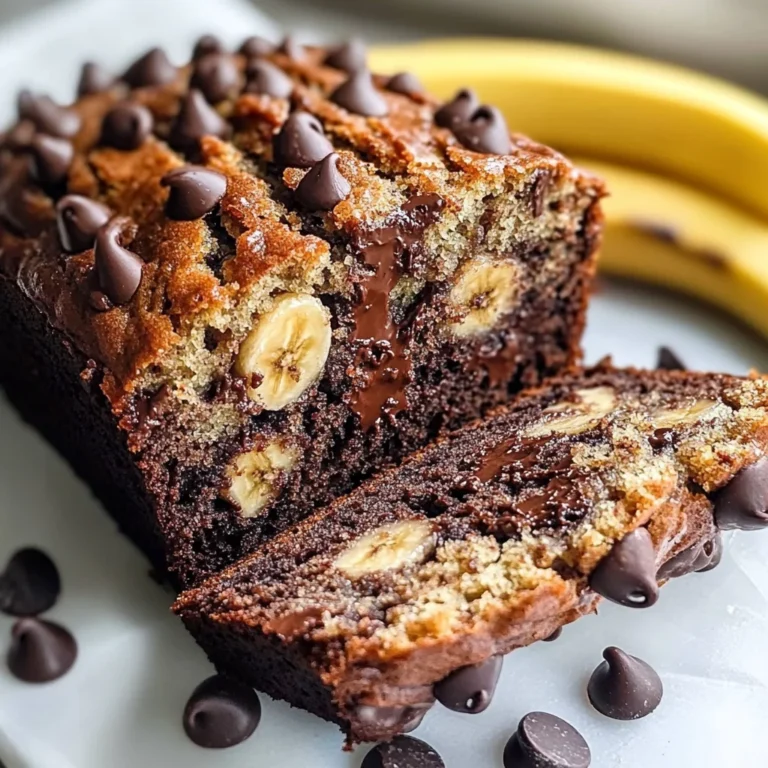 Super Moist Chocolate Chip Banana Bread Recipe