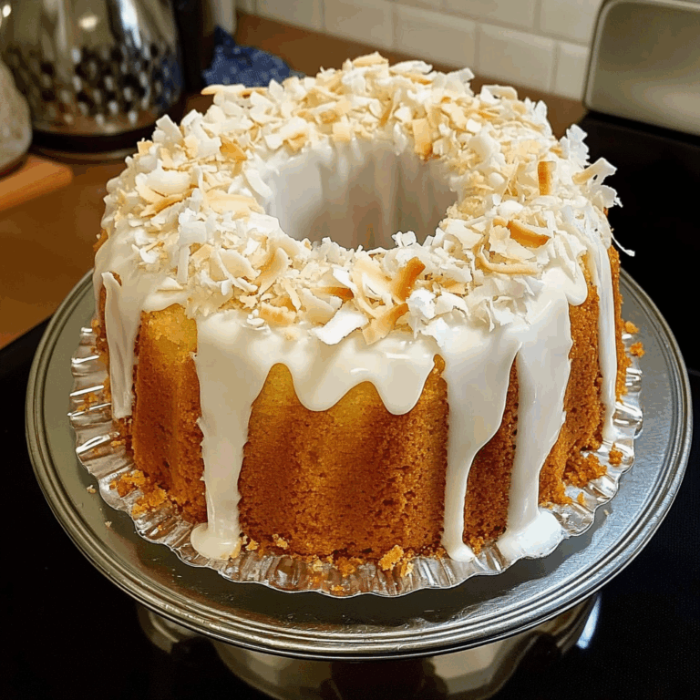 Coconut Pound Cake Recipe