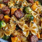 Autumn Sausage Pasta Squash