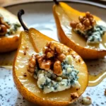 Baked Pears with Blue Cheese