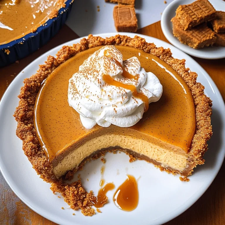 Biscoff Pumpkin Pie
