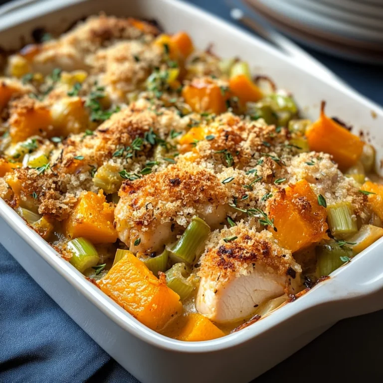 Chicken Leek and Butternut Squash Bake – The Ultimate One-Pan Dinner