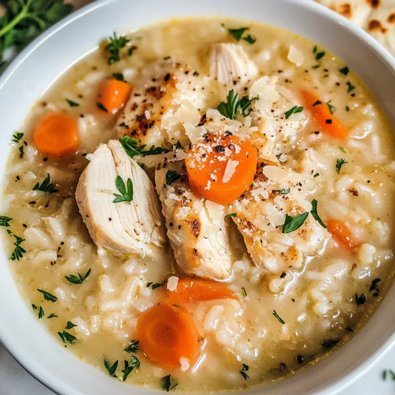 Creamy Chicken and Rice Soup