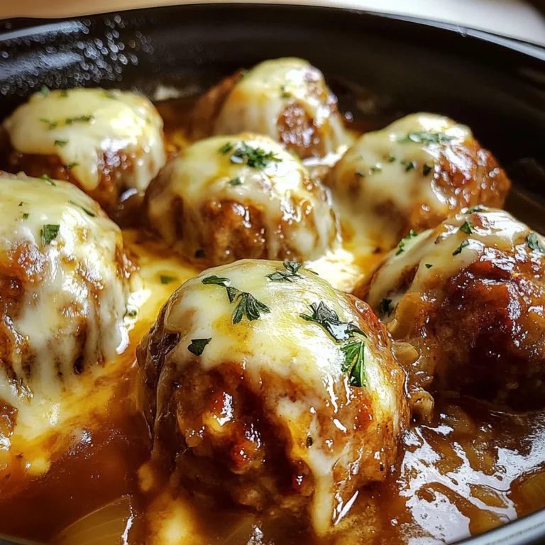 Crockpot French Onion Meatballs: 5 Steps to Comfort Bliss